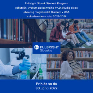 Read more about the article Fulbright Slovak Student Program 2023-2024